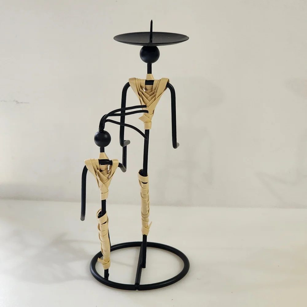 Cobble Creek Wire Figure‎ Candle Holder Set of 3 pcs